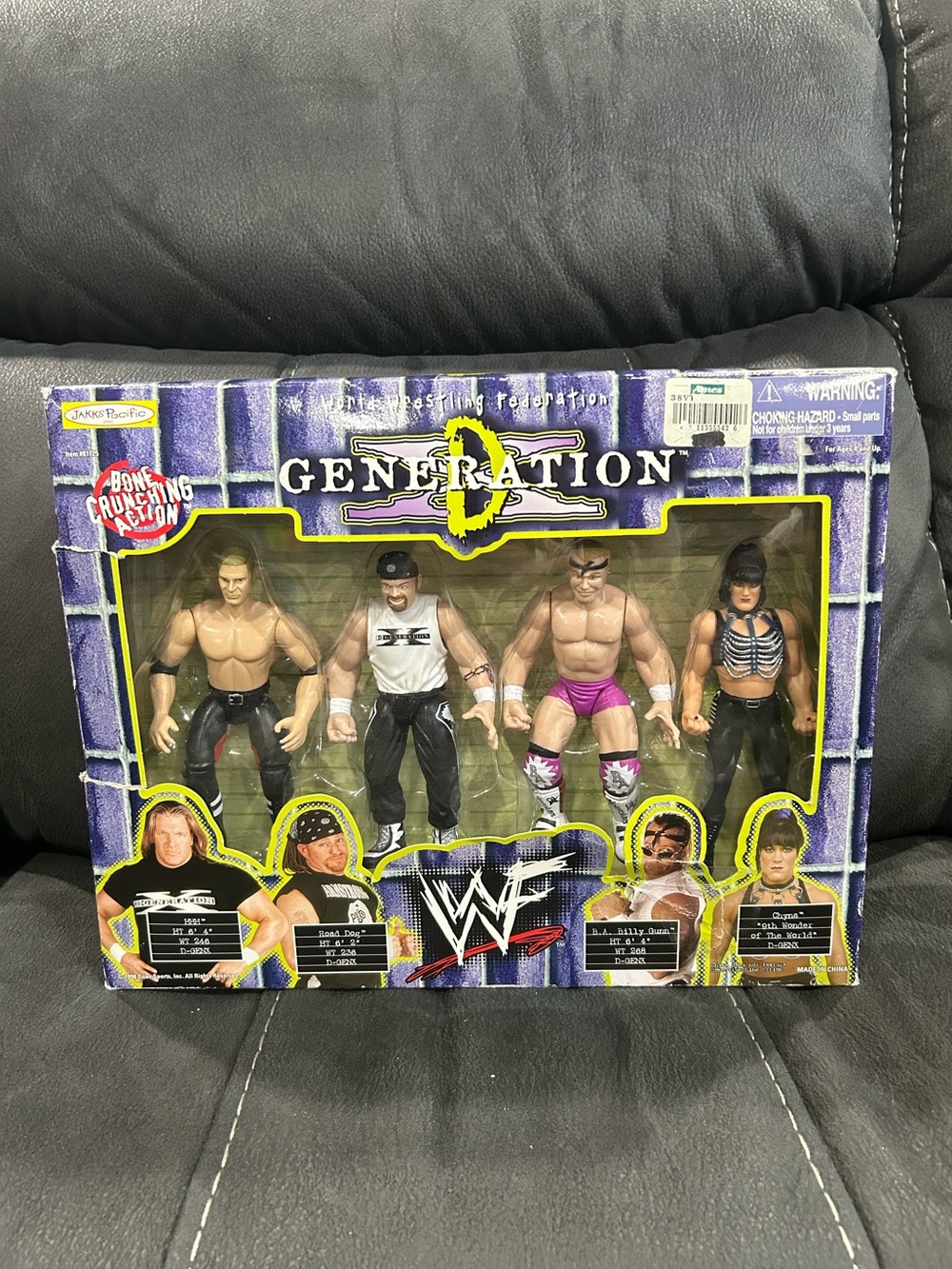 WWF D generation X - 4 pack box set! Jakks Pacific! Vintage!